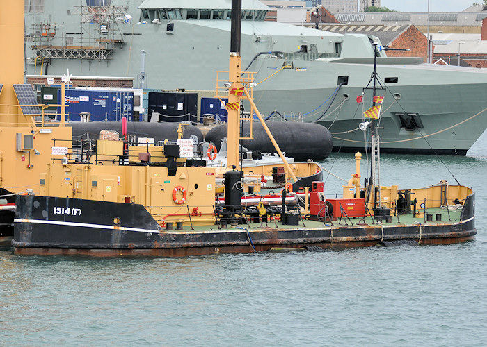 Photograph of the vessel  1514(F) pictured in Portsmouth Naval Base on 6th August 2011