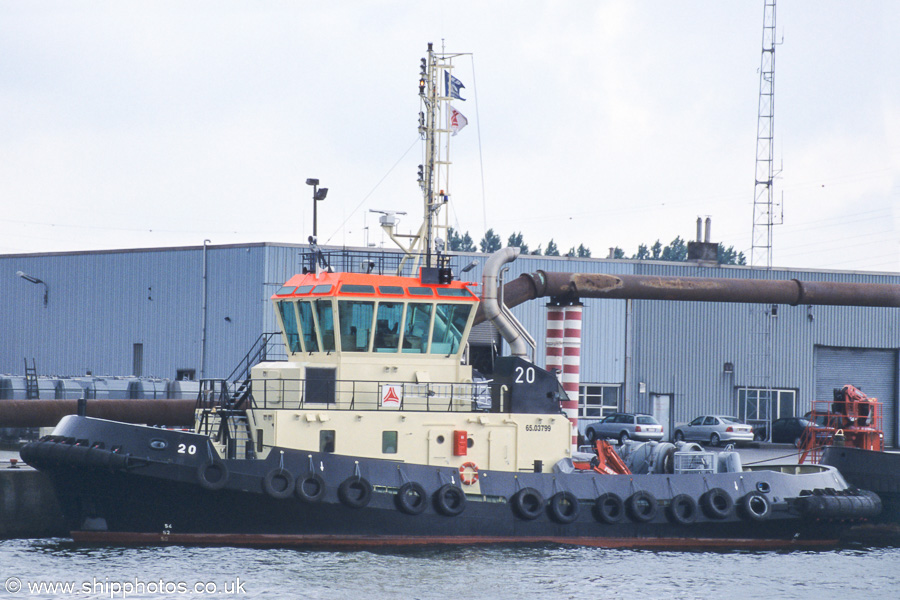 Photograph of the vessel  20 pictured in Kanaldok B2, Antwerp on 20th June 2002