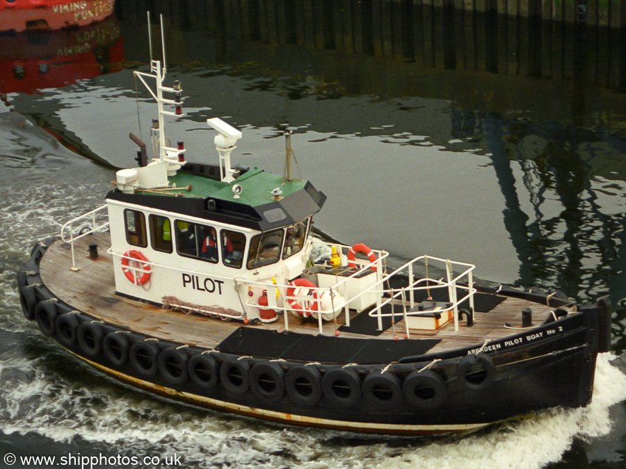 Photograph of the vessel pv Aberdeen Pilot Boat No. 2 pictured at Aberdeen on 12th May 2003