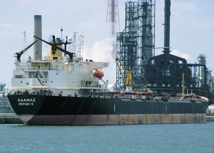 Photograph of the vessel  Adamas pictured at Antwerp on 19th April 1997
