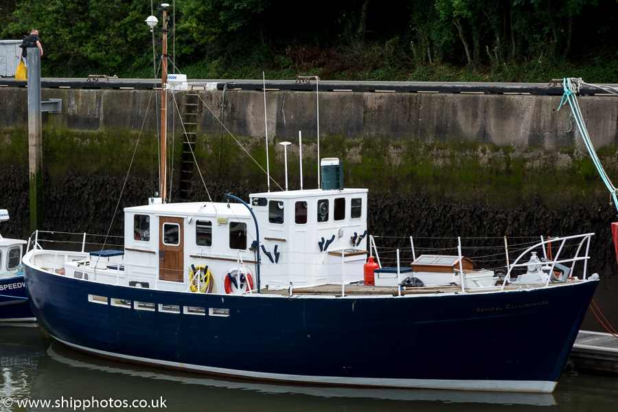 Photograph of the vessel ts Admiral Collingwood pictured at Eyemouth on 5th July 2015