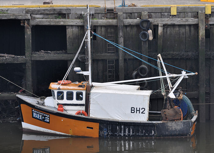 Photograph of the vessel fv Adventure pictured at the Fish Quay, North Shields on 22nd August 2013