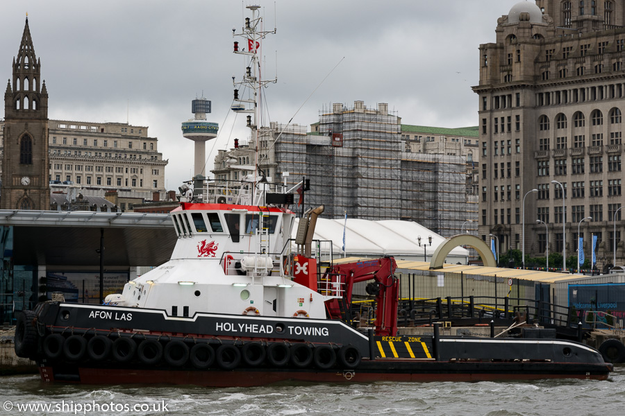 Photograph of the vessel  Afon Las pictured at Pier Head, Liverpool on 25th June 2016