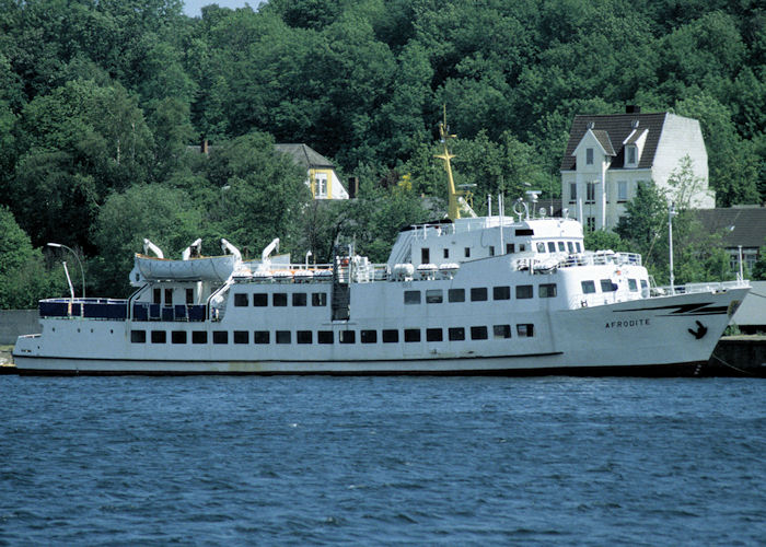 Photograph of the vessel  Afrodite pictured at Flensburg on 7th June 1997