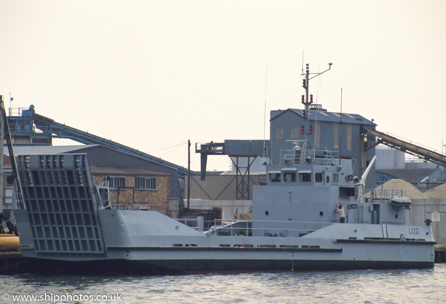 Photograph of the vessel HMAV Agheila pictured at Poole on 24th July 1989