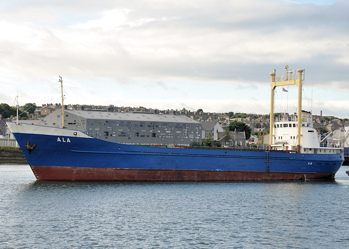 Photograph of the vessel  Ala pictured departing Aberdeen on 16th September 2012
