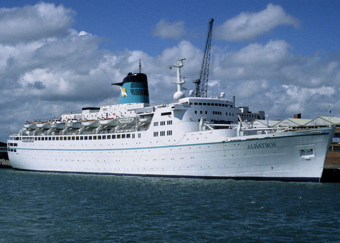 Photograph of the vessel  Albatros pictured at Southampton on 13th July 1997