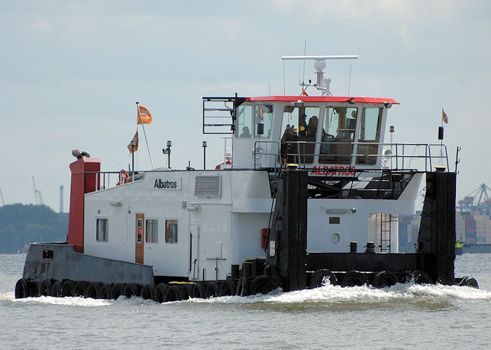 Photograph of the vessel  Albatros pictured passing Vlaardingen on 21st June 2010