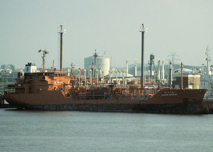 Photograph of the vessel  Alcoa Chemist pictured at Stade on 9th June 1997