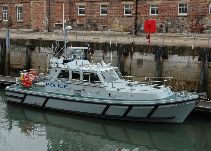 Photograph of the vessel  Alert IV pictured in Portsmouth Naval Base on 3rd July 2005