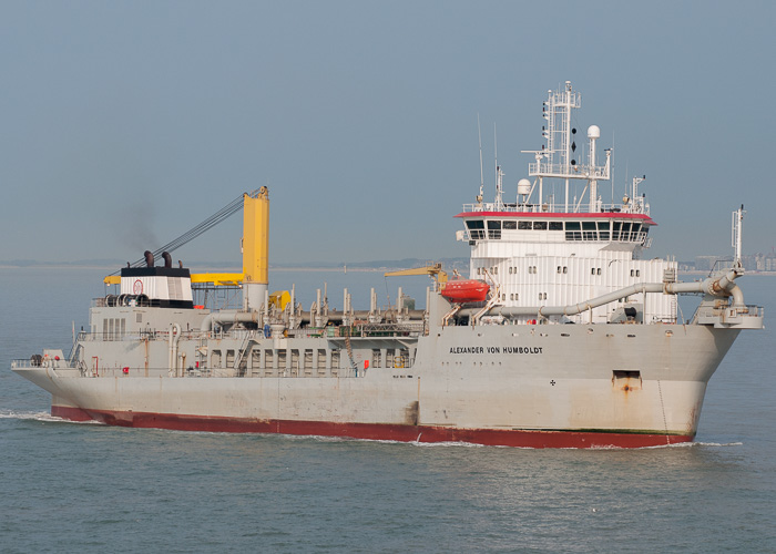 Photograph of the vessel  Alexander von Humboldt pictured at Zeebrugge on 19th July 2014