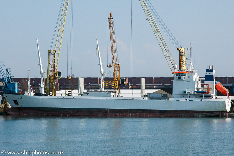Photograph of the vessel  Alma pictured at Albert Johnson Quay, Portsmouth on 26th March 2005