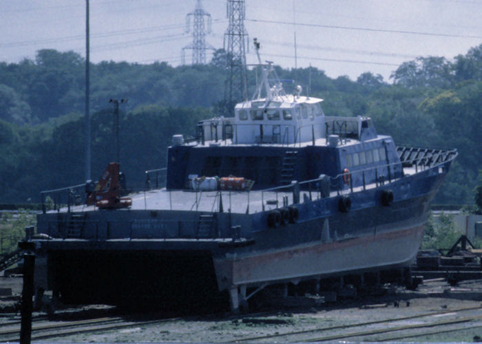 Photograph of the vessel  Almilan 2 pictured at Marchwood on 13th July 1997