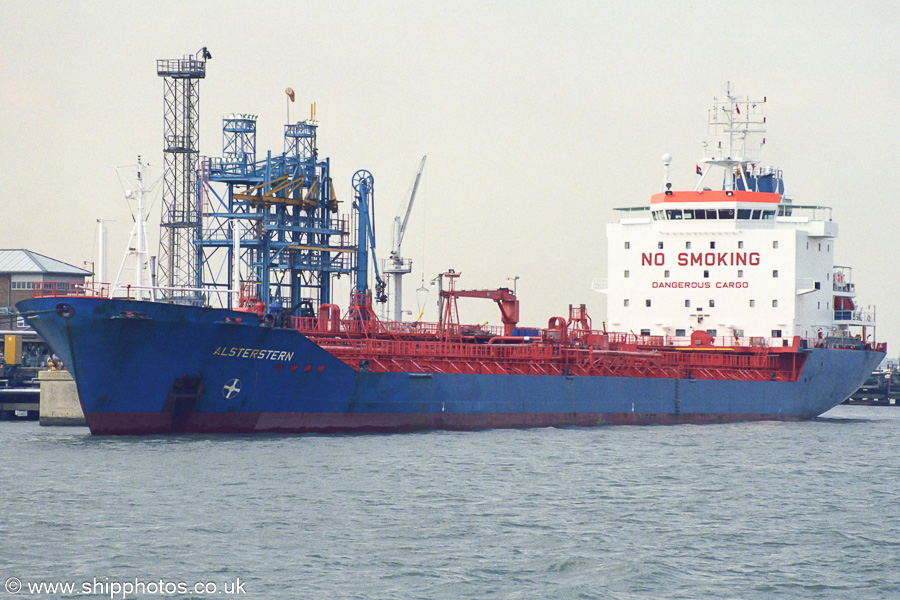 Photograph of the vessel  Alsterstern pictured at Fawley on 22nd September 2001