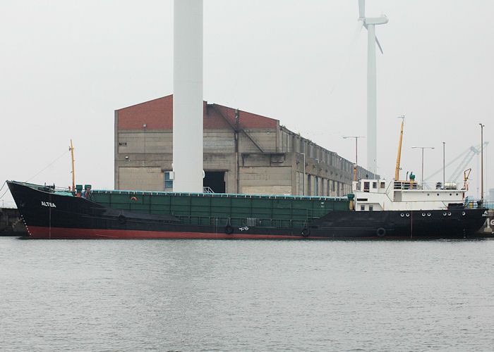 Photograph of the vessel  Altea pictured in Sandon Half Tide Dock, Liverpool on 27th June 2009
