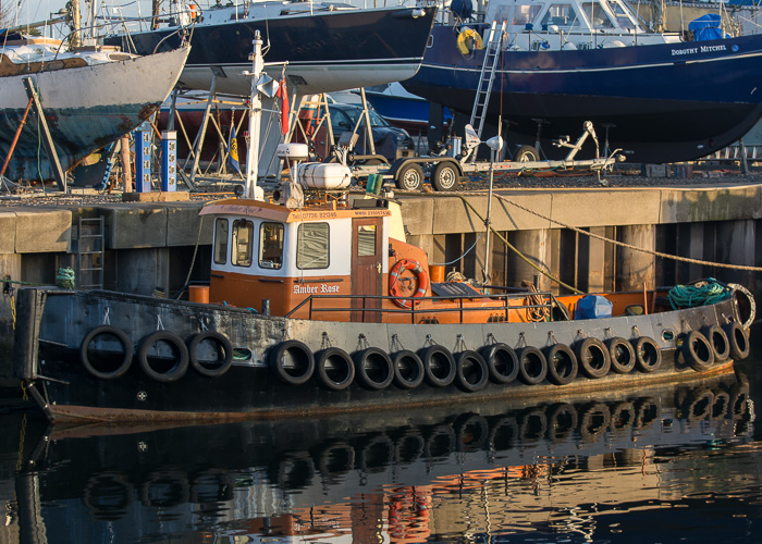Photograph of the vessel  Amber Rose pictured at Royal Quays, North Shields on 29th December 2014