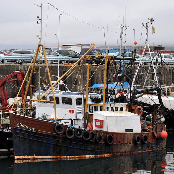 Photograph of the vessel fv Amethyst pictured at Mallaig on 7th April 2012