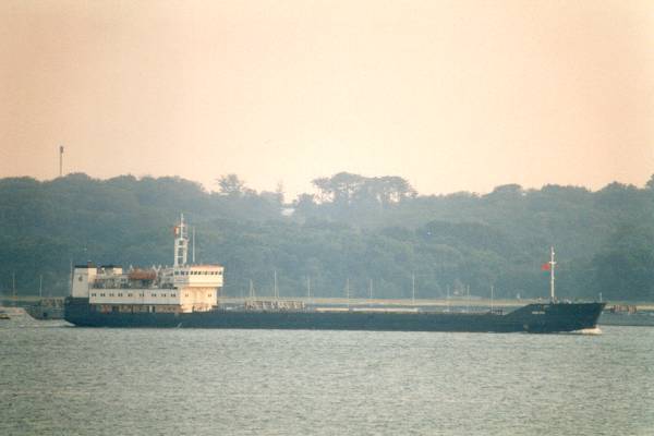 Photograph of the vessel  Amur-2514 pictured arriving in Southampton on 13th August 1996