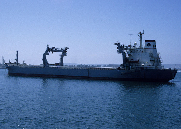 Photograph of the vessel  Anangel Spirit pictured at San Diego on 16th September 1994