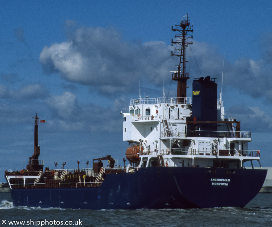 Photograph of the vessel  Anchorman pictured on the River Mersey on 27th August 1998