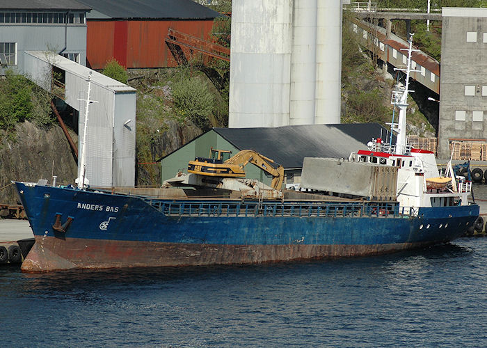 Photograph of the vessel  Anders Bas pictured at Bergen on 5th May 2008