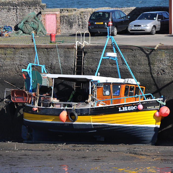 Photograph of the vessel fv Angel Ann pictured at Port Seton on 18th September 2012