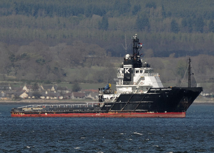 Photograph of the vessel  Anglian Monarch pictured in Cromarty Firth on 5th May 2013