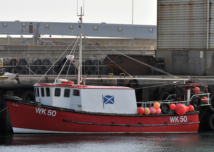 Photograph of the vessel fv Anitra pictured at Scrabster on 12th April 2012