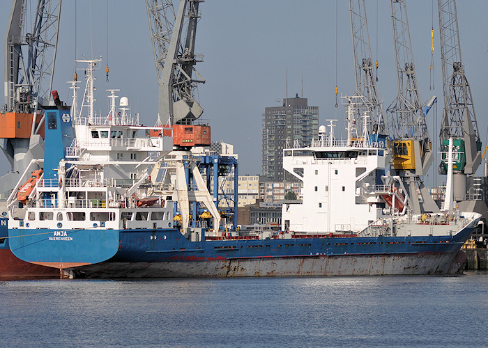 Photograph of the vessel  Anja pictured in Waalhaven, Rotterdam on 26th June 2011
