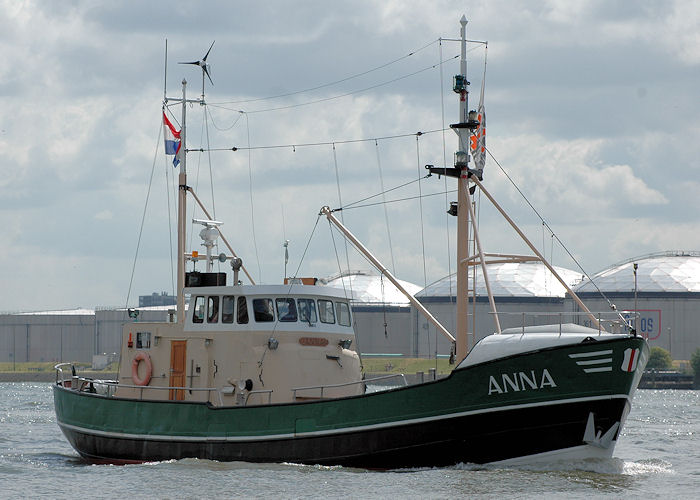 Photograph of the vessel  Anna pictured passing Vlaardingen on 21st June 2010