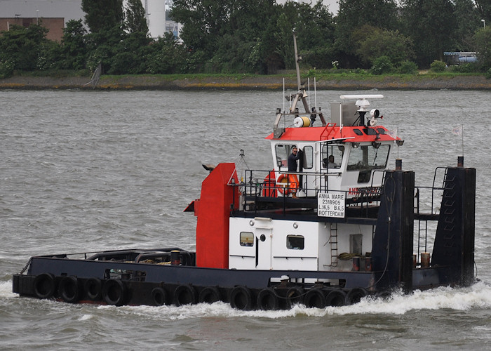 Photograph of the vessel  Anna Marie pictured passing Vlaardingen on 22nd June 2012