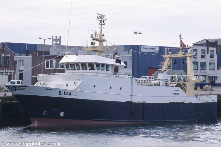Photograph of the vessel fv Ansgar pictured in Vissershaven, Ijmuiden on 16th June 2002