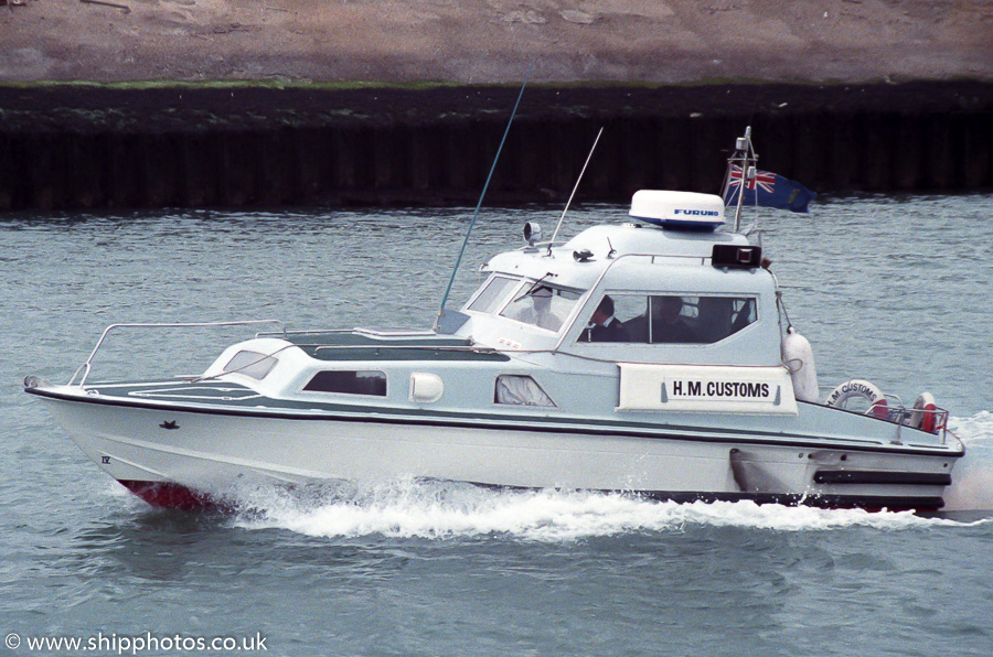Photograph of the vessel HMCC Antelope pictured at Southampton on 30th April 1989