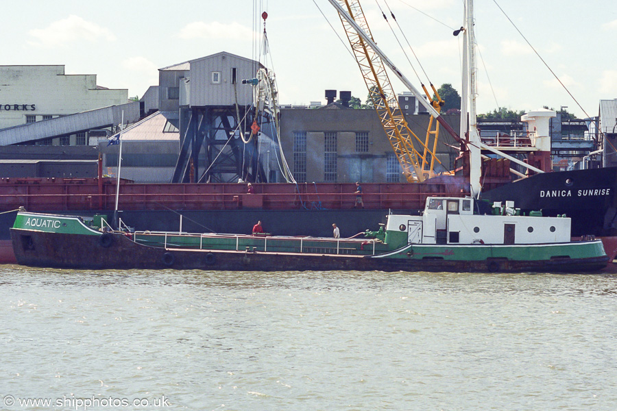 Photograph of the vessel  Aquatic pictured at Northfleet on 1st September 2001