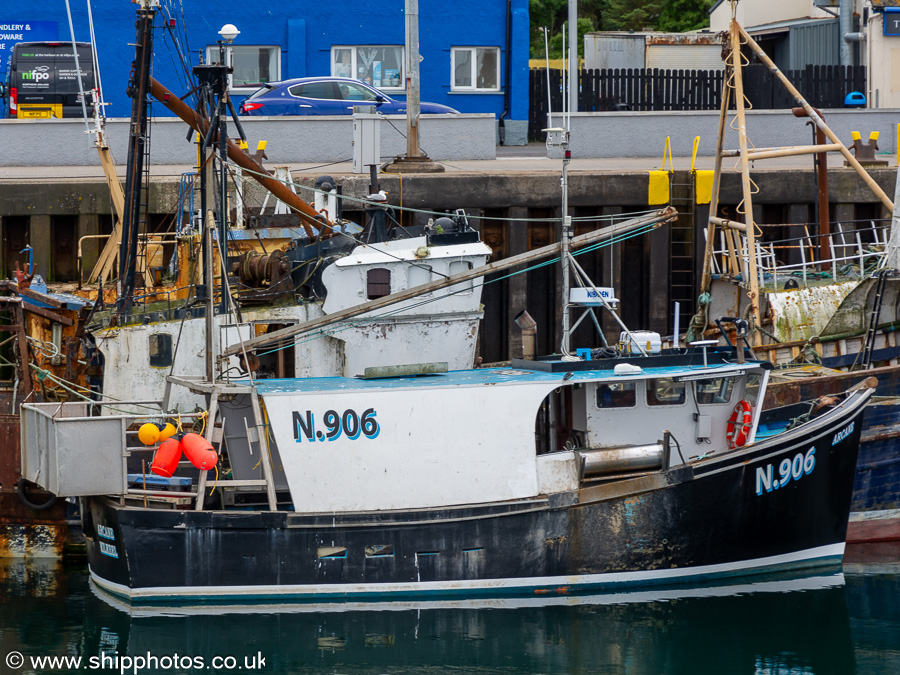 Photograph of the vessel fv Arcane pictured at Portavogie on 29th June 2023
