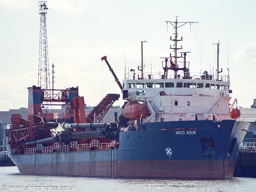 Photograph of the vessel  Arco Adur pictured at Northfleet on 1st September 2001