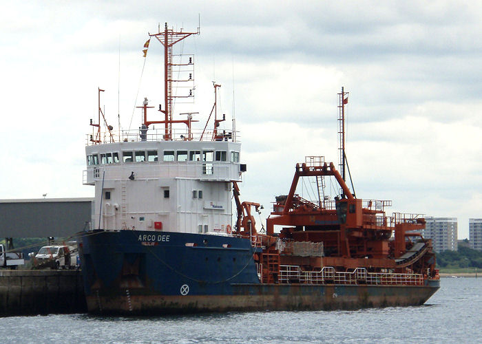 Photograph of the vessel  Arco Dee pictured at Dockhead, Southampton on 15th June 2008
