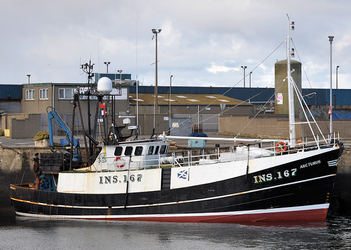 Photograph of the vessel fv Arcturus pictured at Peterhead on 15th April 2012