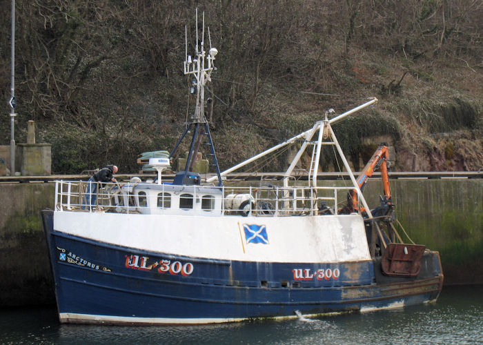 Photograph of the vessel fv Arcturus pictured at Eyemouth on 21st March 2010