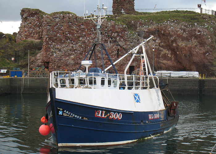 Photograph of the vessel fv Arcturus pictured arriving at Dunbar on 21st March 2010