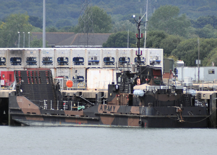 Photograph of the vessel HMAV Arezzo pictured at Marchwood Military Port on 6th August 2011