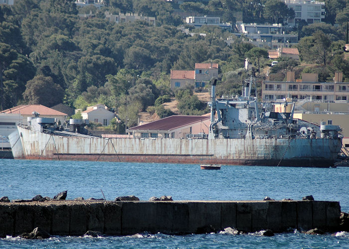 Photograph of the vessel FS Argens pictured laid up at Toulon on 9th August 2008