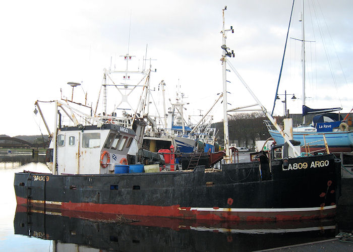 Photograph of the vessel fv Argo pictured at Kirkcudbright on 7th November 2009