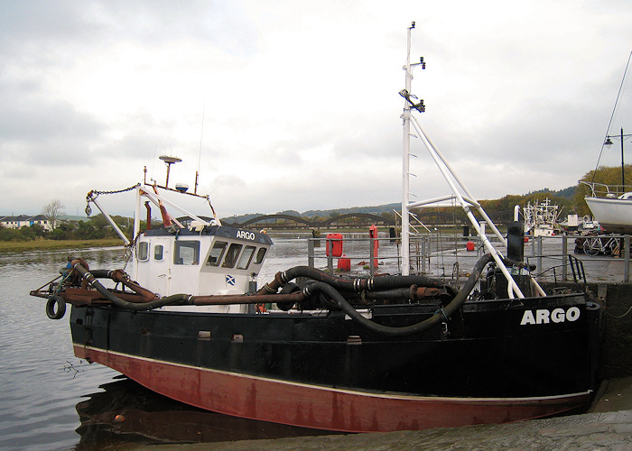 Photograph of the vessel fv Argo pictured at Kirkcudbright on 19th October 2012