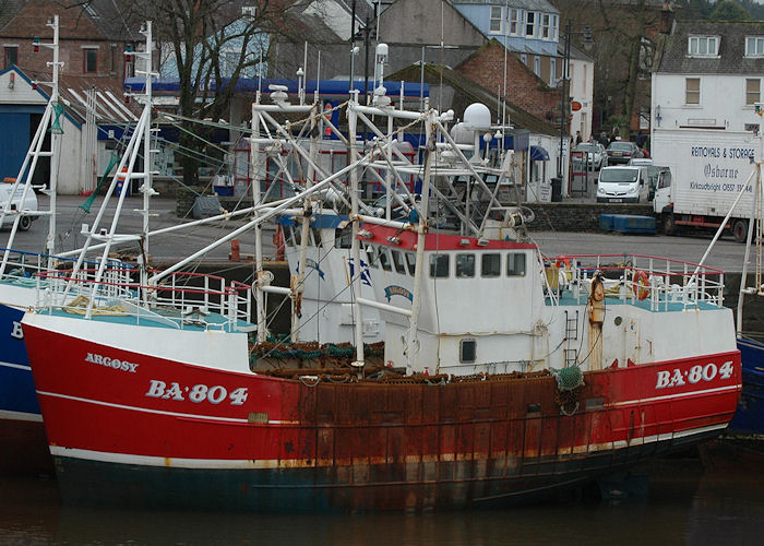 Photograph of the vessel fv Argosy pictured at Kirkcudbright on 12th March 2011