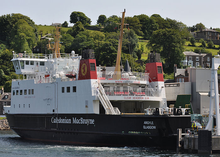 Photograph of the vessel  Argyle pictured at Rothesay on 7th July 2013