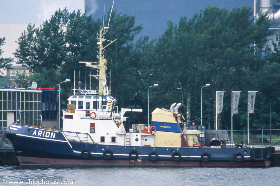 Photograph of the vessel  Arion pictured in Vlothaven, Amsterdam on 16th June 2002
