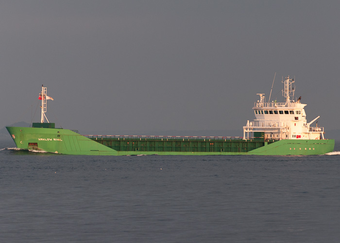 Photograph of the vessel  Arklow Rival pictured passing Greenock on 17th September 2014