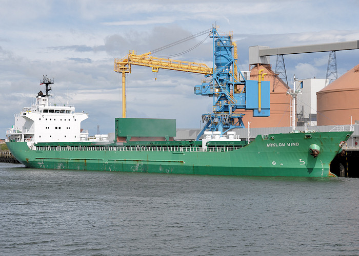 Photograph of the vessel  Arklow Wind pictured at Blyth on 28th August 2011