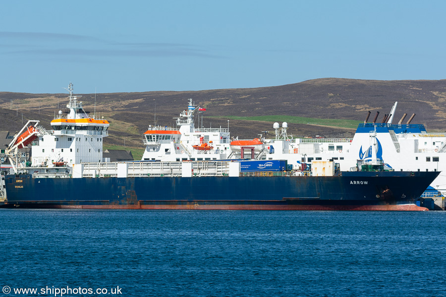 Photograph of the vessel  Arrow pictured at Lerwick on 19th May 2022